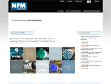 Tablet Screenshot of fr.nfm-technologies.com