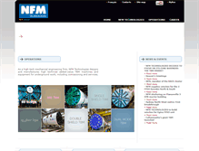 Tablet Screenshot of nfm-technologies.com